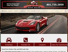 Tablet Screenshot of mountainlandautosales.com